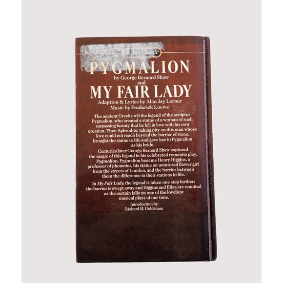 George Bernard Shaw's Pygmalion and My Fair Lady Vintage 1975 Hardcover Signet - Picture 2 of 6